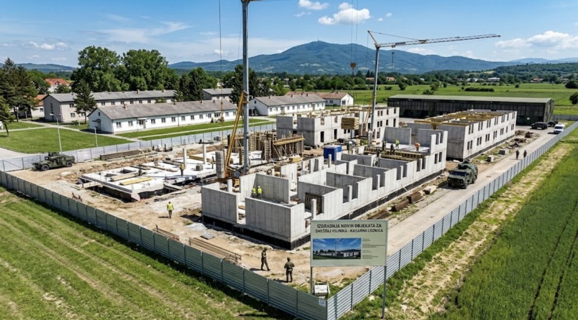 Počela izgradnja novih objekata za smeštaj vojnika u kasarni u Loznici